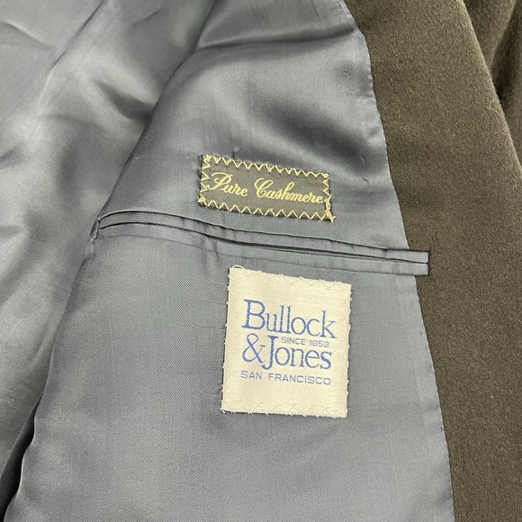 Ermenegildo Zegna Blazer Jacket 100% Cashmere Men Size 44R Sport Coat Black - Picture 4 of 12